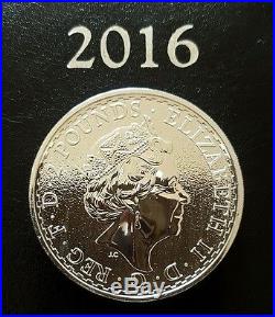 100 2016 Britannia. 999 Solid Silver 1 0z. Free Insured Guranteed Delivery