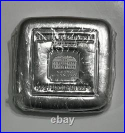 100 Gram Geiger Edelmetalle. 9999 Fine Silver Square Cast Bar Sealed SN 002845