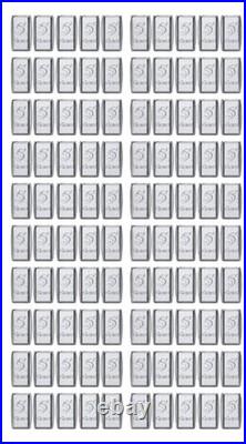 100 LOT Silver Bars 32 grams Pure 999 Fine Solid 5GN Bullion Precious Metal Shot