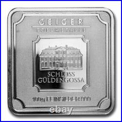 100 gram Silver Bar Geiger Edelmetalle (Original Square Assay)