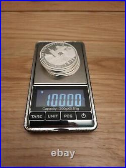 100g. 999 Solid Silver Proof In Rounds / Coins (11)