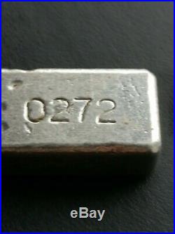 100g YPS Yeagers Poured Silver Bar 999 solid pure bullion #0272