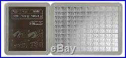 100x 1g gram (100g) bars CombiBar Pure Solid Silver bar by Valcambi Swiss