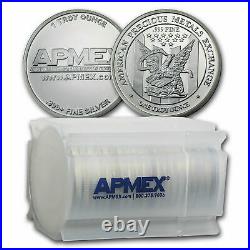 10X 1oz. APMEX Silver Round Bullion. 999 Fine Solid Silver 10 OZ