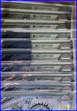 10X Silver Dragon Silverback Limited-Edition Note. 999 Fine Silver Foil #s Shown 10X Silver Dragon Silverback Limited-Edition Note. 999 Fine Silver Foil #s Shown