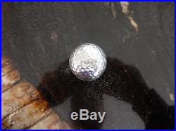 10.61 TR/OZ. 999 fine silver. Hand poured solid Golf Ball ingot novelty gift