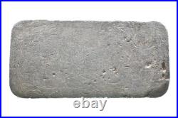 10.7 Troy Oz Silver Bar AG Fox Vintage Poured 8054