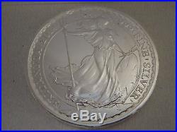 10 Britannias Solid 1oz Fine Silver Coins 2014 Horse Privy In Sure-safe Tube