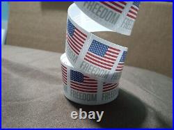(10) Rolls of 100 2023 USPS Authentic Forever Stamps-1000 Total FREE SHIPPING