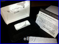 10 Silver Ingot Pure Solid Collectors Edition Bullion Bars Mint Condition 1-oz