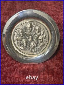 10 Solid Troy Ounces -Fathers Of Liberty-Sterling Silver Collector RARE