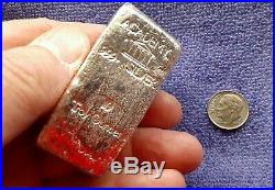 10 Troy OZ. 999 Fine Silver HAND POURED Old Style Square Loaf Bar (283.5 g)