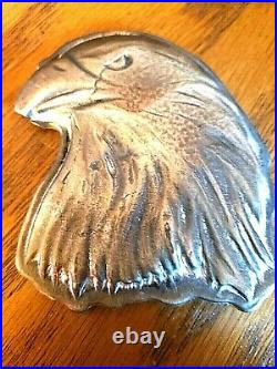 10 Troy Oz Solid Silver Eagle Head