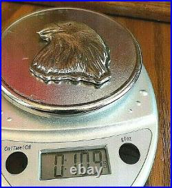 10 Troy Oz Solid Silver Eagle Head