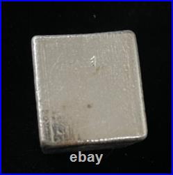 10 oz 999 Fine Silver Bar Yeager's Poured Silver YPS Cube