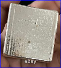 10 oz 999 Fine Silver Bar Yeager's Poured Silver YPS Cube