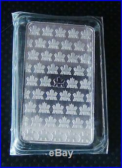 10 oz Royal Canadian Mint. 9999 Solid Silver Bar MY LAST ITEM