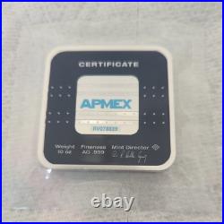 10 oz Silver Bar APMEX Square Series (Geiger Style) SEALED 10 oz Silver Bar APMEX Square Series (Geiger Style) SEALED