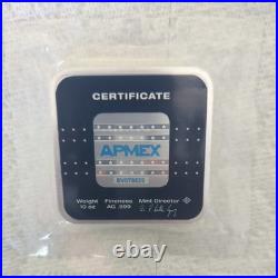 10 oz Silver Bar APMEX Square Series (Geiger Style) SEALED 10 oz Silver Bar APMEX Square Series (Geiger Style) SEALED