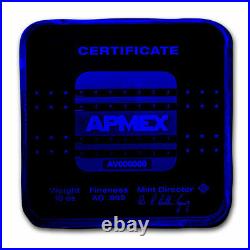 10 oz Silver Bar APMEX (Square Series) SKU#212567