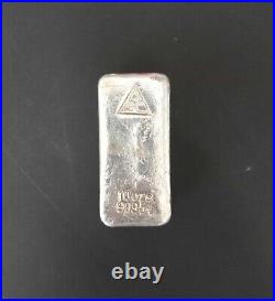 10 oz solid silver ABC 99.5 + bullion bar