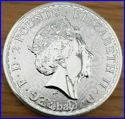 10 x Silver 2021 Britannia 1oz Silver Coins, Fineness 999 Pure SOLID Silver