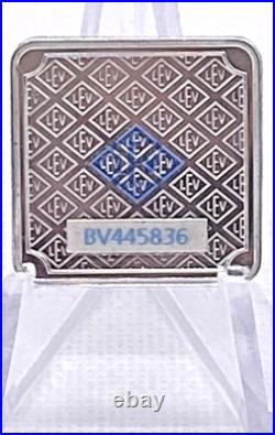 10g. 999 Fine Silver Square Geiger Edelmetalle Bullion Bar