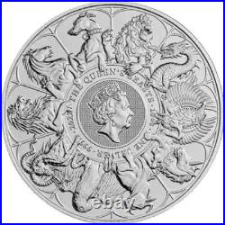 10oz 0.999 Solid Silver Bullion Queen's Beasts Completer Coin 2022 QEII
