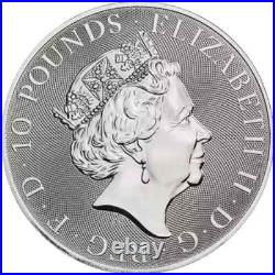 10oz 0.999 Solid Silver Bullion Queen's Beasts Completer Coin 2022 QEII
