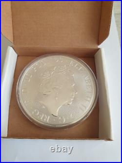 10oz 0.999 Solid Silver Bullion Queen's Beasts Completer Coin 2022 QEII