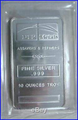 10oz 311grams. 999 Solid Fine Silver Bar Ingot