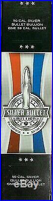 10oz. 999 Fine Silver Bullet 50 Cal BMG SOLID SILVER