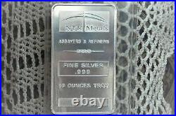 10oz. 999 Fine Solid Silver Bar