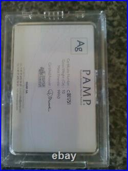 10oz Silver Bar/ Solid Pure 999 Silver/ Sealed/ Proof/ With COA/ Not Scrap