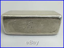10oz Solid 999 Pure Silver Old Style Pour Loaf Bullion Bar. Great Collectable