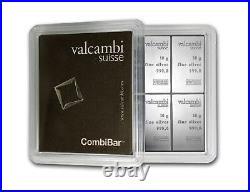 10x10gram Combibar, 999 Solid Silver from Switzerland