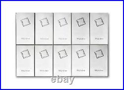 10x10gram Combibar, 999 Solid Silver from Switzerland