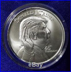 10x 1 oz Pure/Solid Silver Round Bullion Donald Trump 45th President of the USA