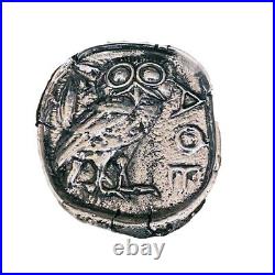 120g Greek Owl Coin Solid Silver Bullion Round