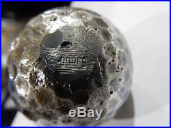 12.22 TR/OZ 999 fine silver. Hand poured solid Golf Ball ingot novelty gift XMAS