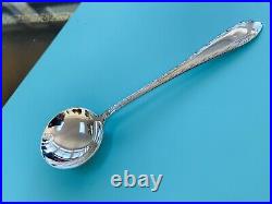 12 TIFFANY & CO Feather Edge Sterling Silver 5 7/16 Bullion Soup Spoon Set