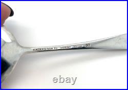 12pc Vintage S. Kirk & Son Sterling Silver Repousse Bullion Spoon