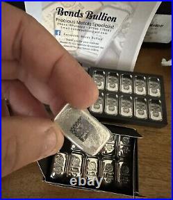 12x Germania Mint 1 Oz 999.9 Fine Solid Silver Bullion Bars