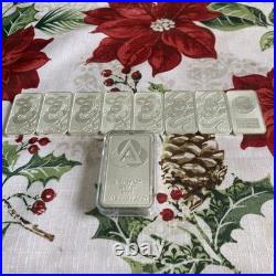13 Troy Ounces Solid 9999 Sterling Silver Bullion Bars