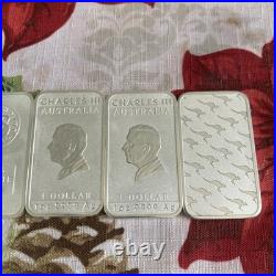 13 Troy Ounces Solid 9999 Sterling Silver Bullion Bars