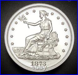1873-CC Trade Dollar Round in Solid. 999 Silver (Bullion)