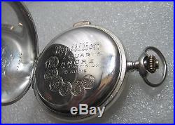 1920s Vintage Quarter repeater Pocket Watch 3 Covers solid silver