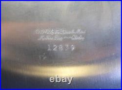 1972 Lincoln Mint Mother's Day Plate Solid Sterling Silver 925, Dog with Pups