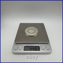 1977 Solid 925 Silver Royal Horse Guards Queens Guards Medal Coin 44.8g