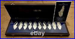 1977 Solid 925 Sterling Silver The Queen's Beast Ingot Set Complete 488grams